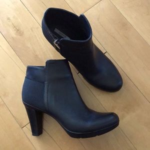 Leather Heeled Booties